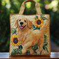 Goldie Golden Retriever Quilted Tote