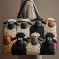 Dolly Woolly Sheep Quilted Duffle