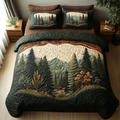 Forest 3-Piece Quilted Bedding Set