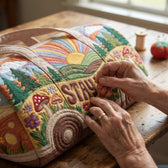Hand-stitched in our Asheville studio