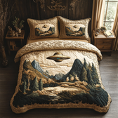 Forest v2 3-Piece Quilted Bedding Set