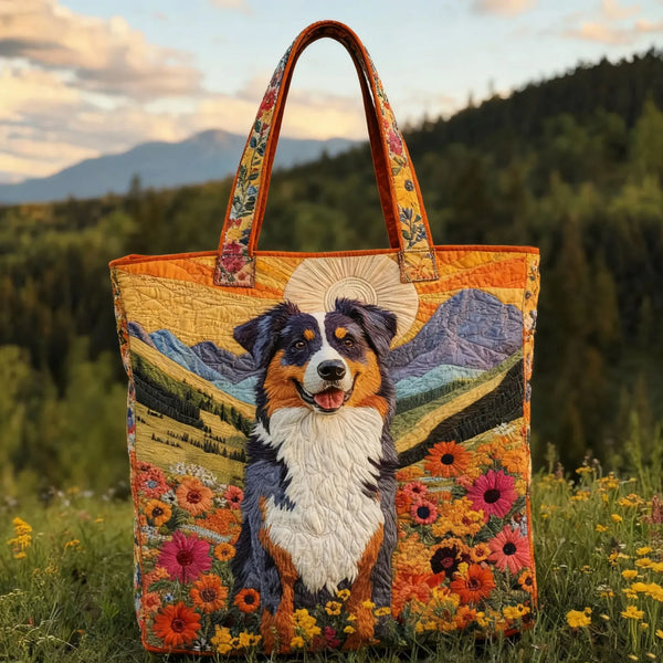 Mountain Meadow Companion | Handcrafted Quilted Bag