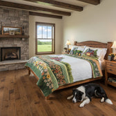Barnyard Blossom 3-Piece Quilted Bedding Set