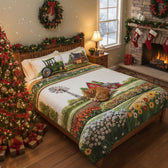 Barnyard Blossom 3-Piece Quilted Bedding Set