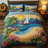 Ocean 3-Piece Quilted Bedding Set