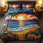 Ocean 3-Piece Quilted Bedding Set
