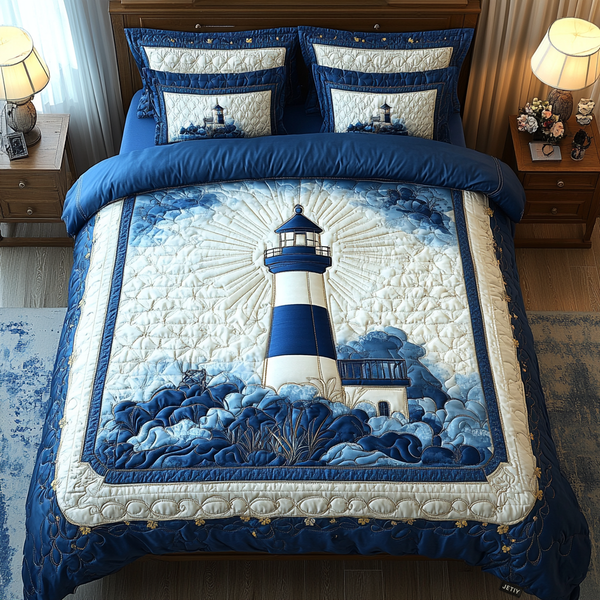 Beacon Breeze 3-Piece Quilted Bedding Set