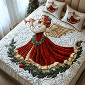 Christmas 3-Piece Quilted Bedding Set