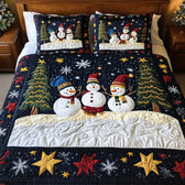 Christmas 3-Piece Quilted Bedding Set