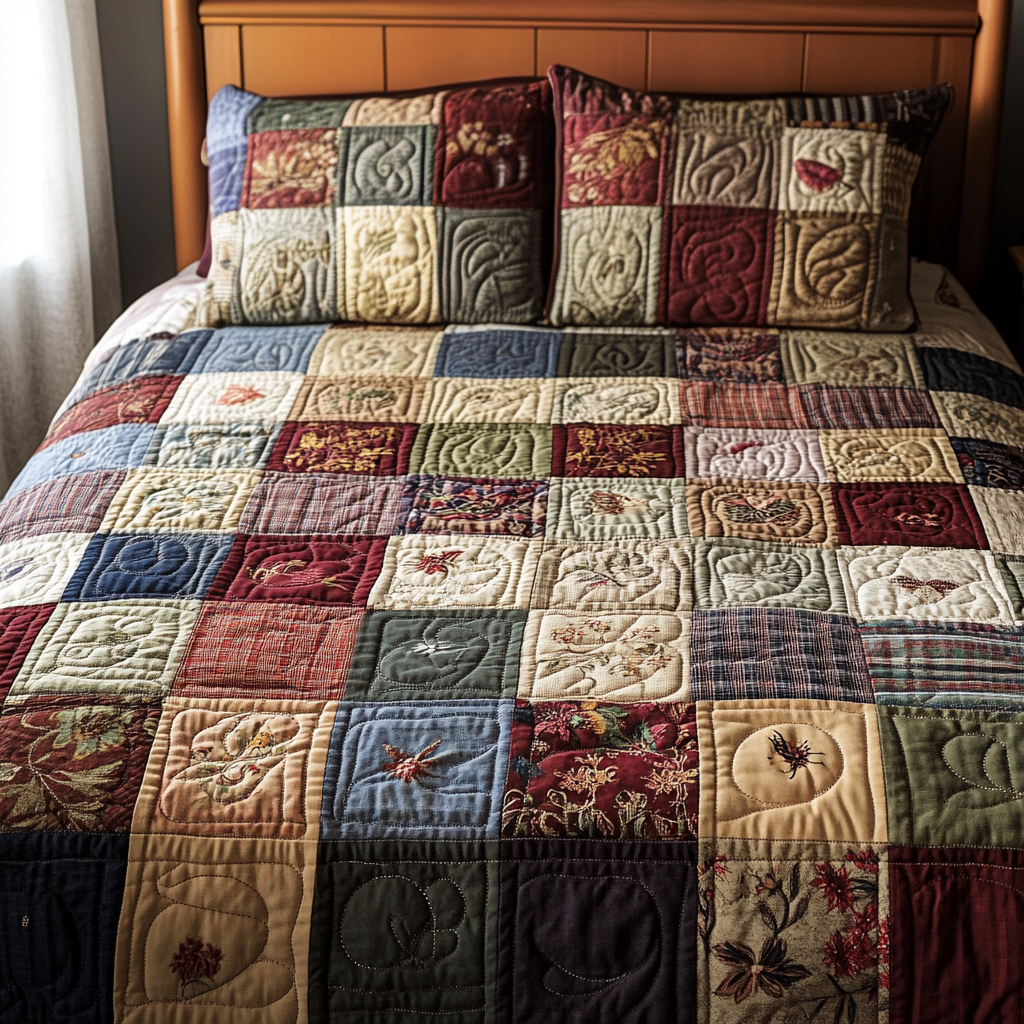 Classic Patchwork 3-Piece Quilted Bedding Set
