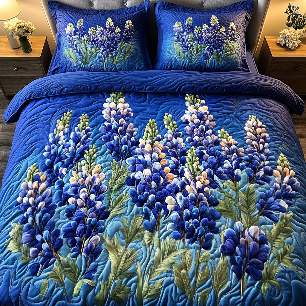 Country Bloom 3-Piece Quilted Bedding Set
