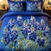 Bluebonnet 3-Piece Quilted Bedding Set