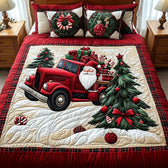 Christmas 3-Piece Quilted Bedding Set