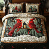 Christmas 3-Piece Quilted Bedding Set