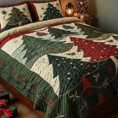 Forest Of Joy 3-Piece Quilted Bedding Set