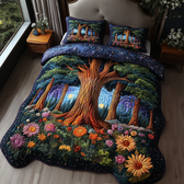 Forest v2 3-Piece Quilted Bedding Set
