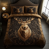 Elk 3-Piece Quilted Bedding Set