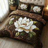 Magnolia 3-Piece Quilted Bedding Set