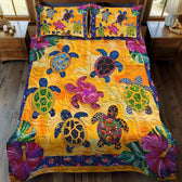 Sea Turtle Quilted Bedding Set