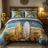 Ocean 3-Piece Quilted Bedding Set