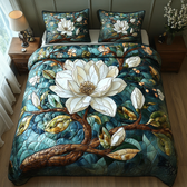Magnolia 3-Piece Quilted Bedding Set