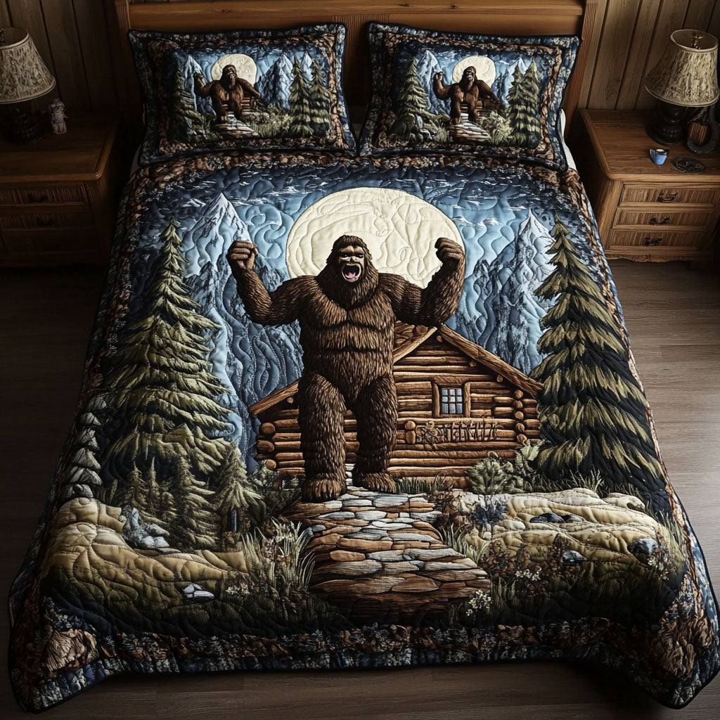 Nature Legend 3-Piece Quilted Bedding Set
