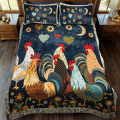 Chicken Quilted Bedding Set