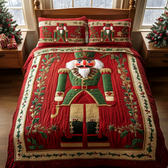 Christmas 3-Piece Quilted Bedding Set