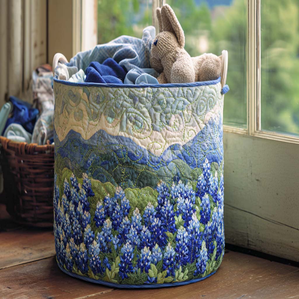 Texas Spring Laundry Basket