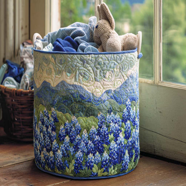 Texas Spring Laundry Basket