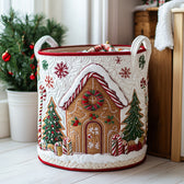 Quilted Laundry Basket - Winter Spirit