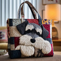 Mabel Schnauzer Quilted Tote