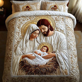 Nativity 3-Piece Quilted Bedding Set