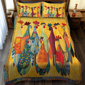 Chicken Quilted Bedding Set