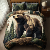 Bear Quilted Bedding Set