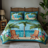 Ocean 3-Piece Quilted Bedding Set