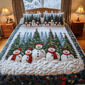 Christmas 3-Piece Quilted Bedding Set