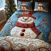 Christmas 3-Piece Quilted Bedding Set