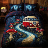 Hippie Van 3-Piece Quilted Bedding Set