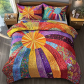 Sunshine 3-Piece Quilted Bedding Set