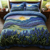 Bluebonnet 3-Piece Quilted Bedding Set