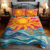 Sunshine 3-Piece Quilted Bedding Set
