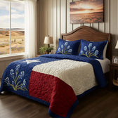 Texas Pride 3-Piece Quilted Bedding Set