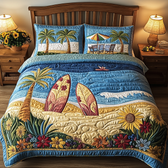 Ocean 3-Piece Quilted Bedding Set
