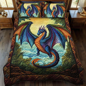 Twilight Blaze 3-Piece Quilted Bedding Set
