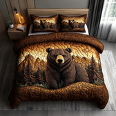Bear Quilted Bedding Set