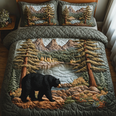 Forest v2 3-Piece Quilted Bedding Set