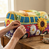 Hand-stitched in our Asheville studio