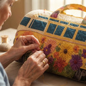 Hand-stitched in our Asheville studio