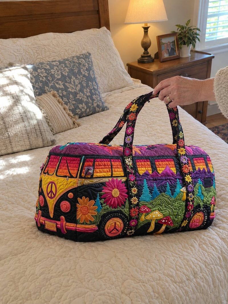 Our Church Bus Had a Rack Full of Black Duffels and One Quilted Camper